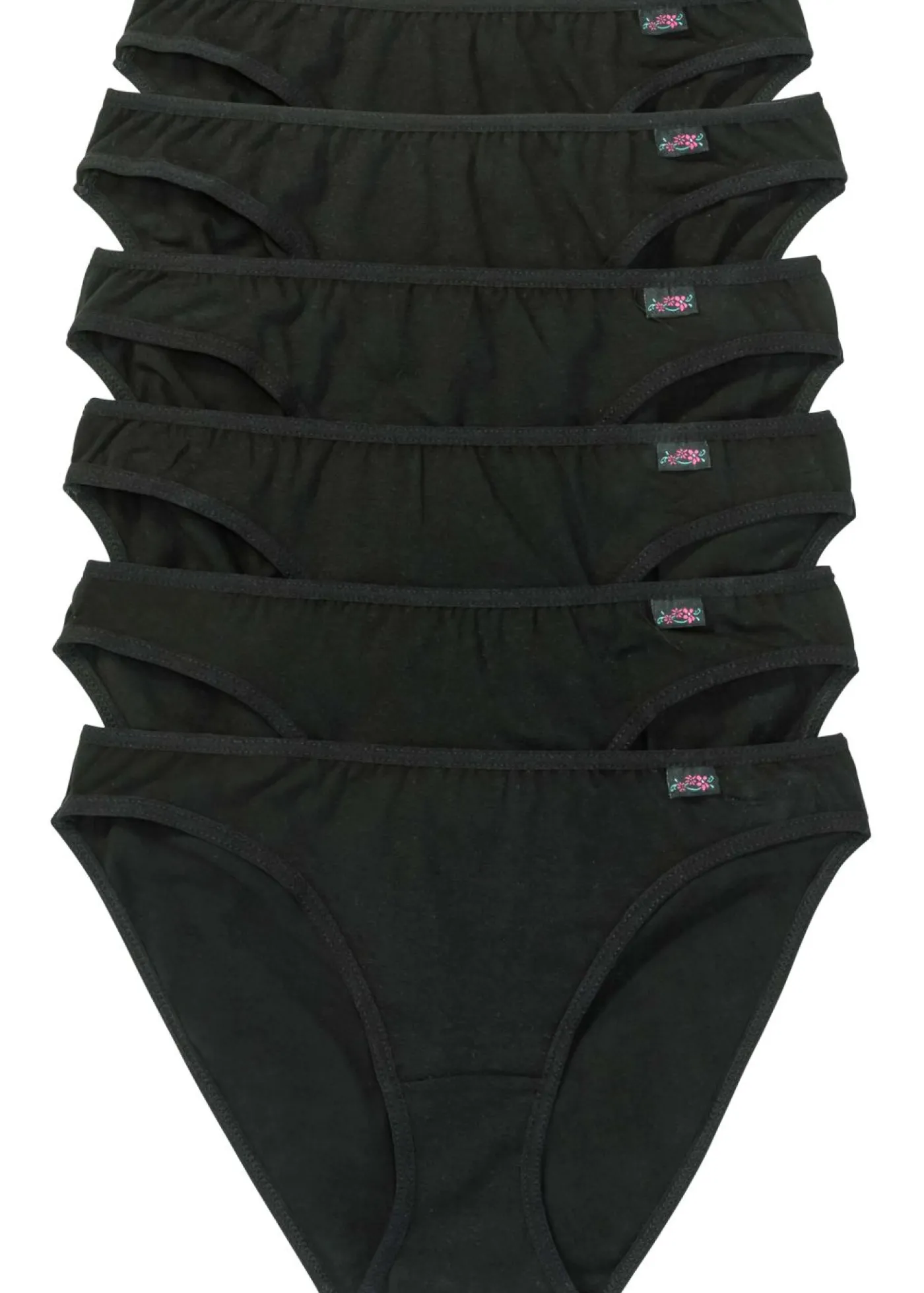 bonprix bonprix Bragas (6 unidades) Negro Discount