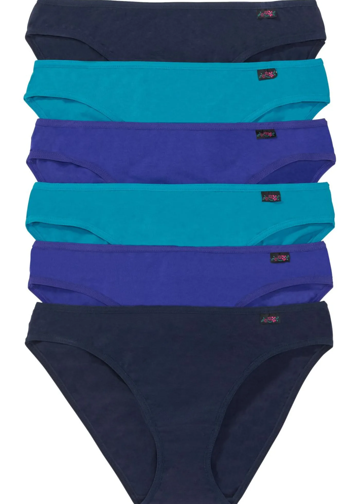 bonprix bonprix Bragas (6 unidades) Azul/turquesa