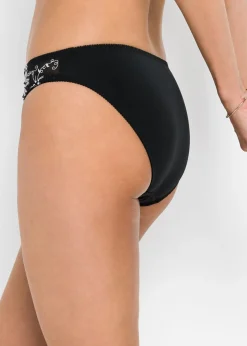 bonprix bonprix Braguita con bordado delicado (2 unidades) Negro + negro + blanco Hot