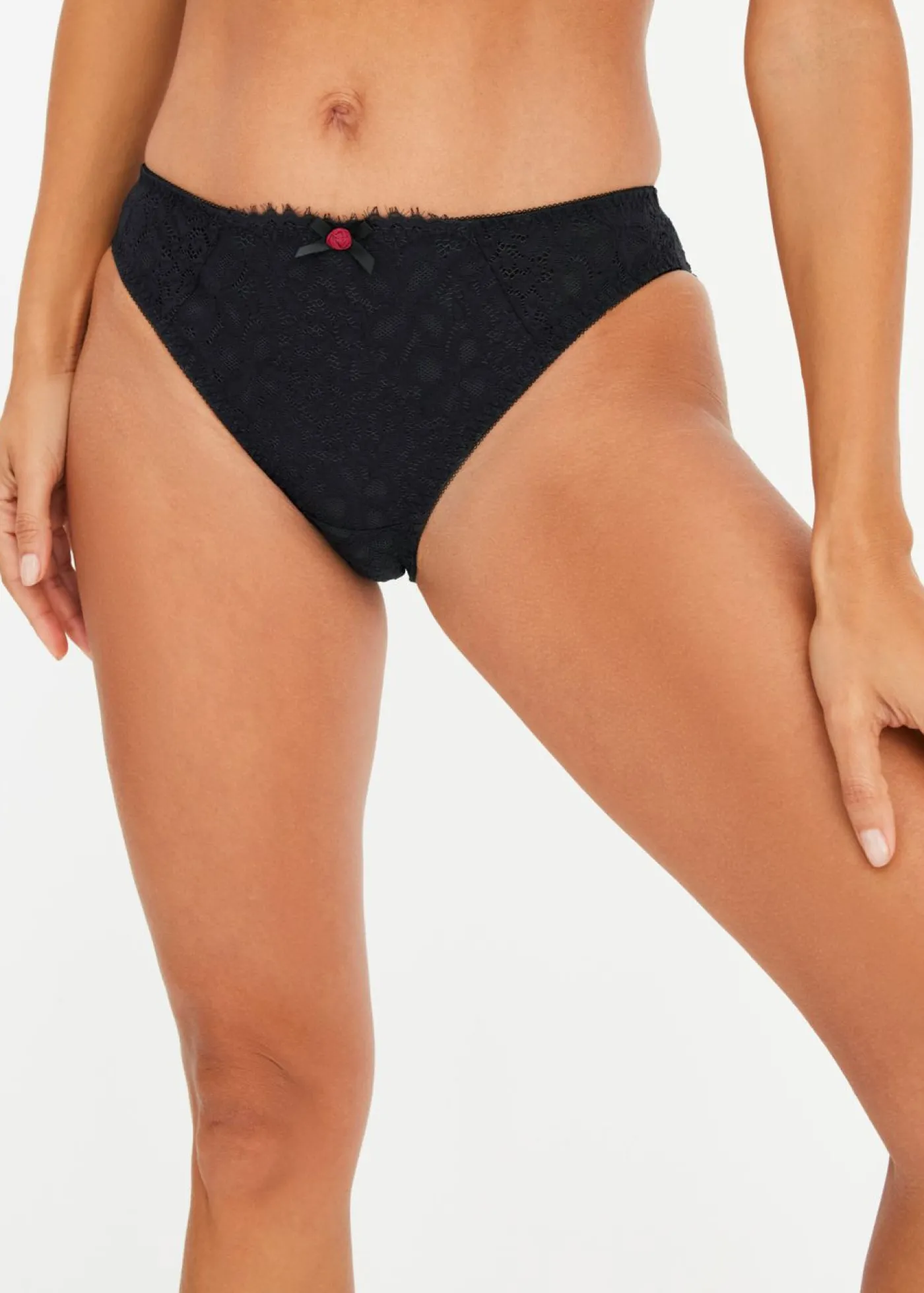 bonprix bonprix Braguita con encaje Negro Clearance