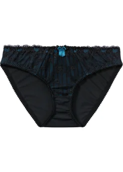 bonprix bonprix Braguita con encaje suave Negro-azul petróleo Clearance