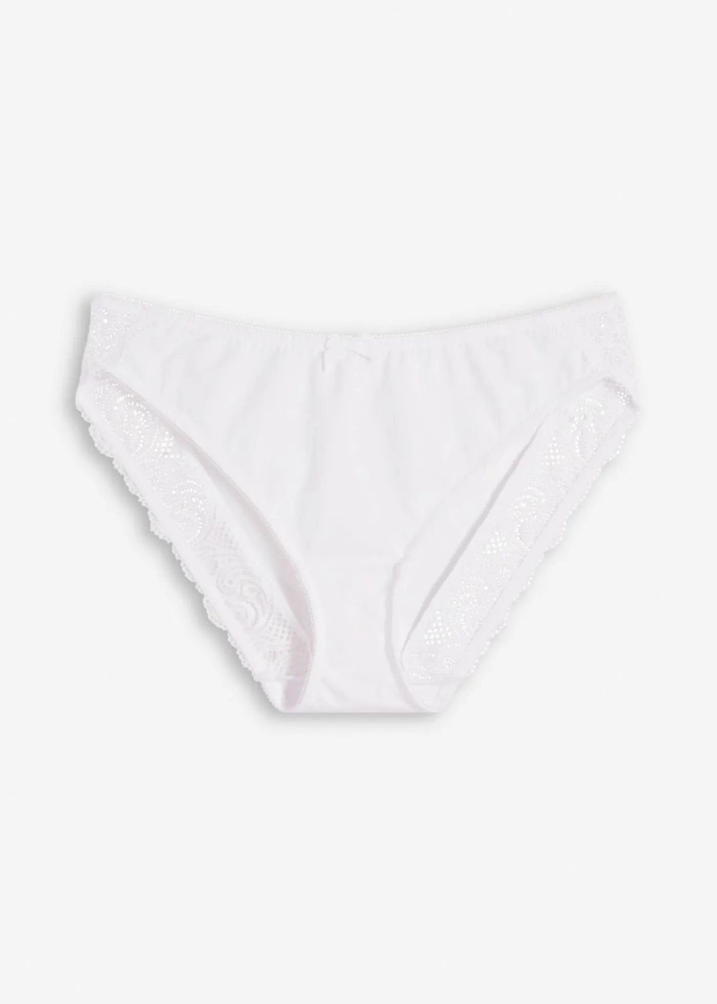 bonprix bonprix Braguita con encaje suave Blanco Best
