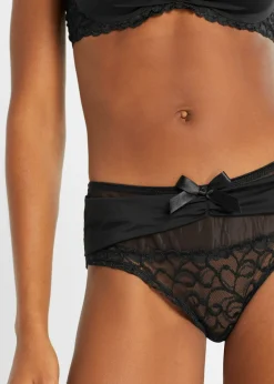 bonprix bonprix Braguita con poliamida reciclada Negro Clearance