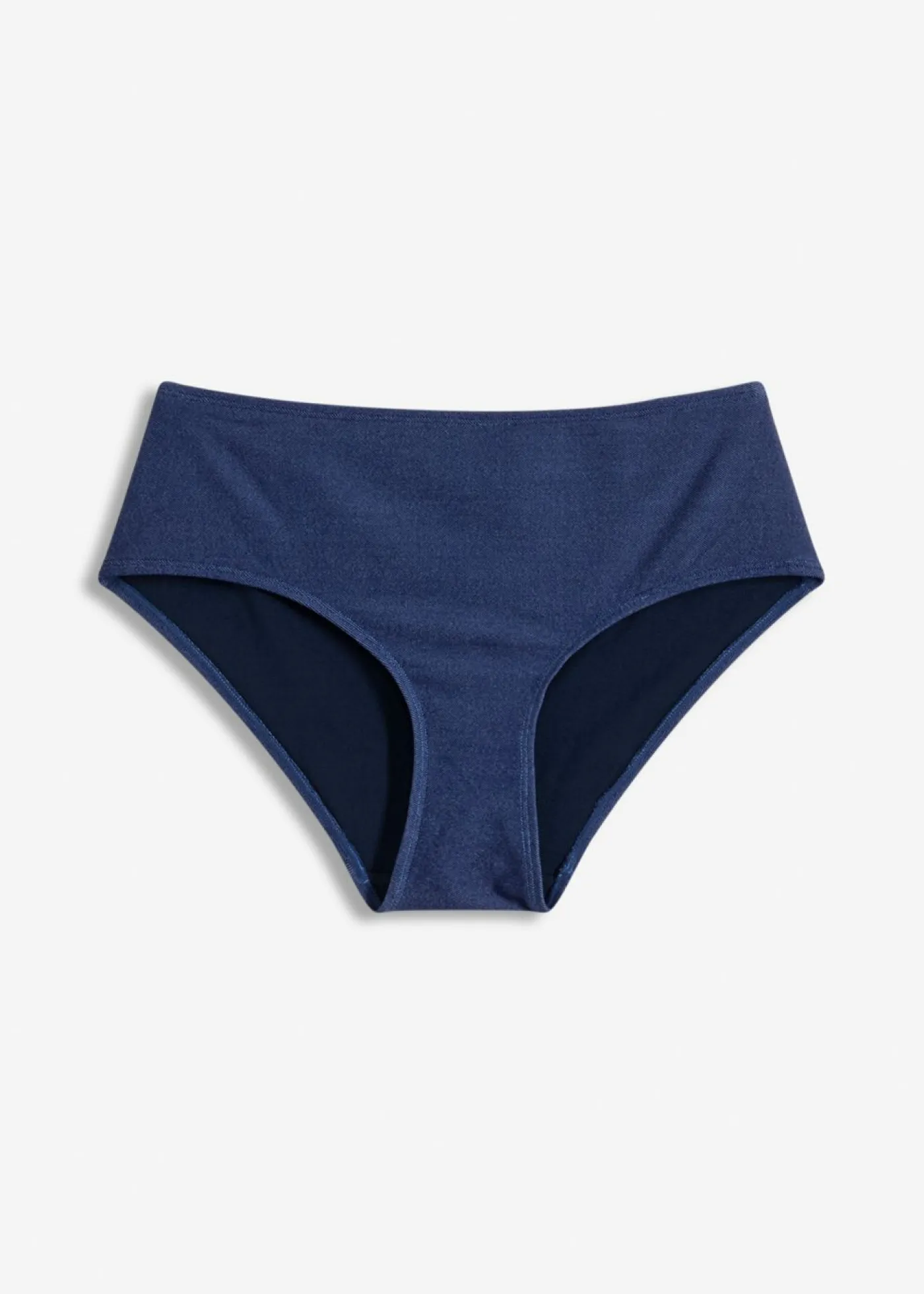bonprix bonprix Braguita de bikini con aspecto vaquero Azul marino New