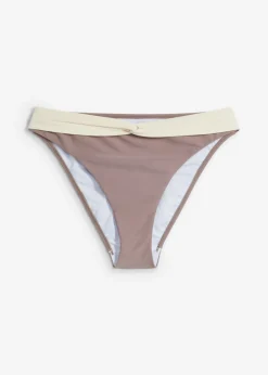 bonprix bonprix Braguita de bikini con detalle anudado Marrón-beige