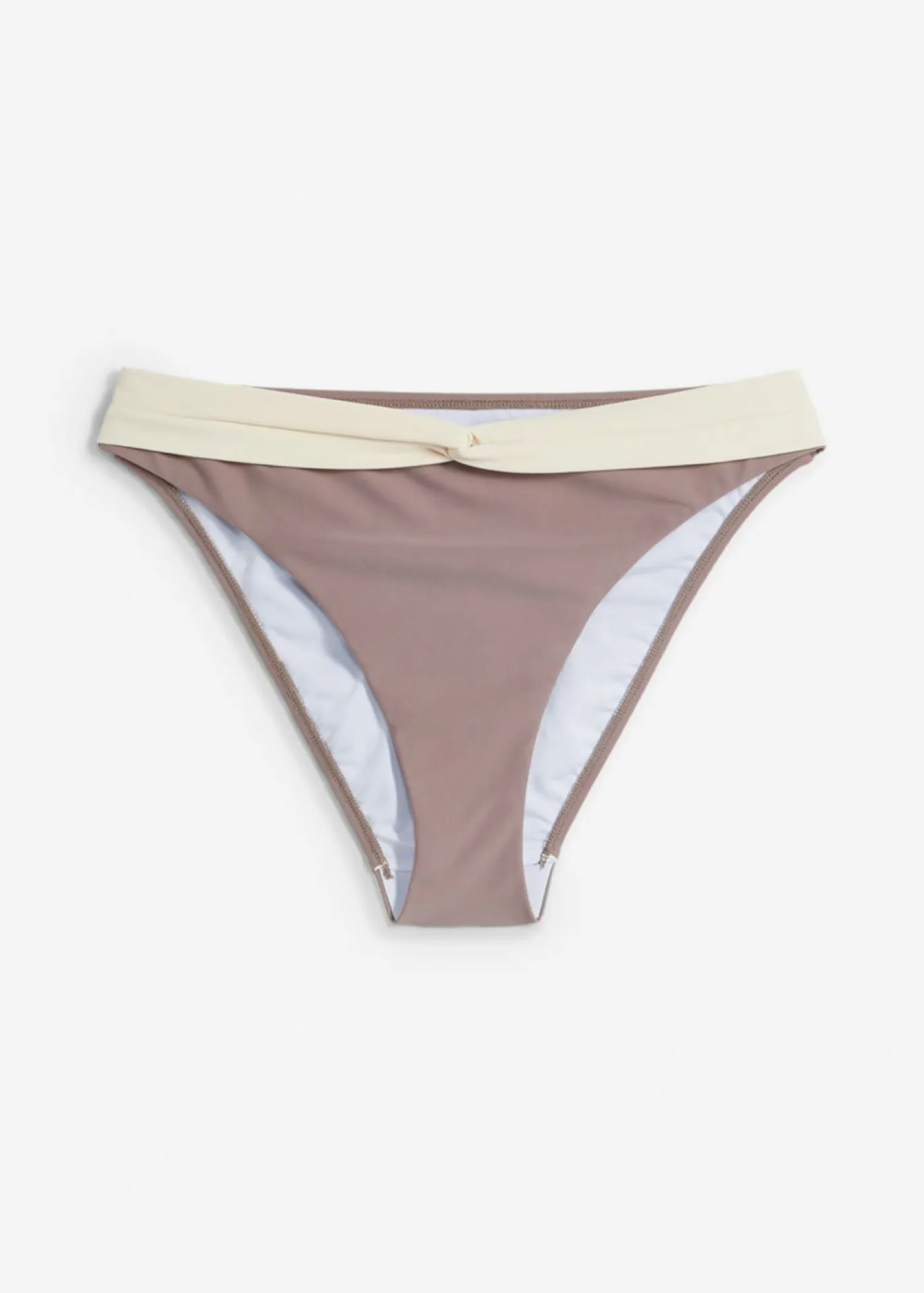 bonprix bonprix Braguita de bikini con detalle anudado Marrón-beige