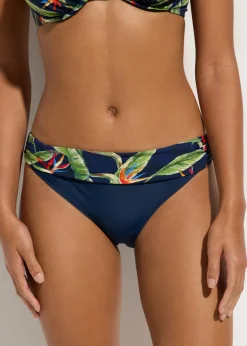 bonprix bonprix Braguita de bikini con pernera normal Azul marino Online