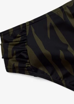 bonprix bonprix Braguita de bikini con pernera normal Negro-caqui
