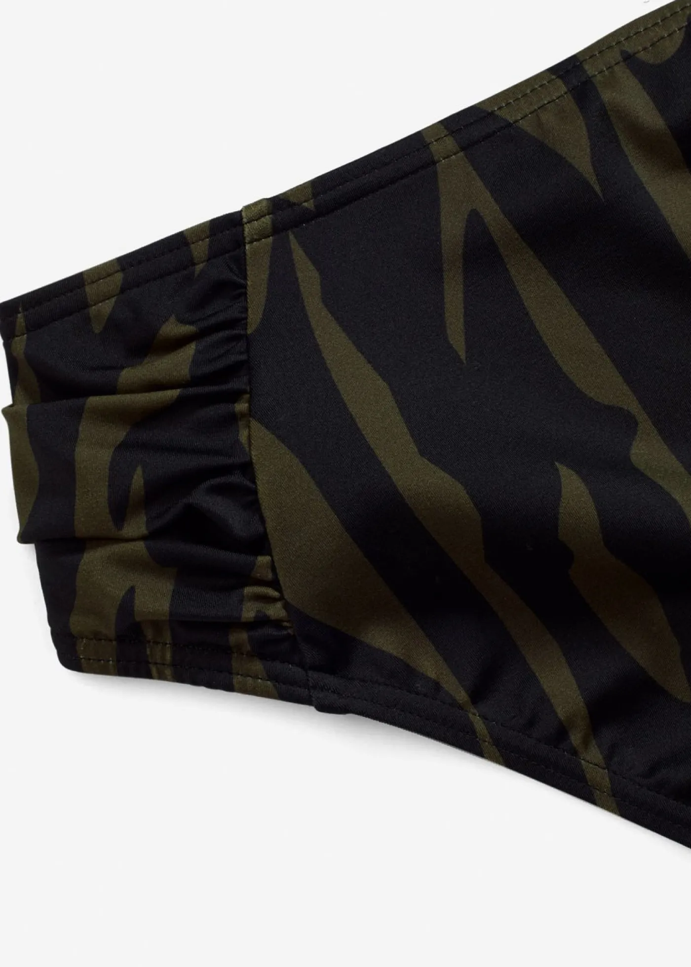 bonprix bonprix Braguita de bikini con pernera normal Negro-caqui