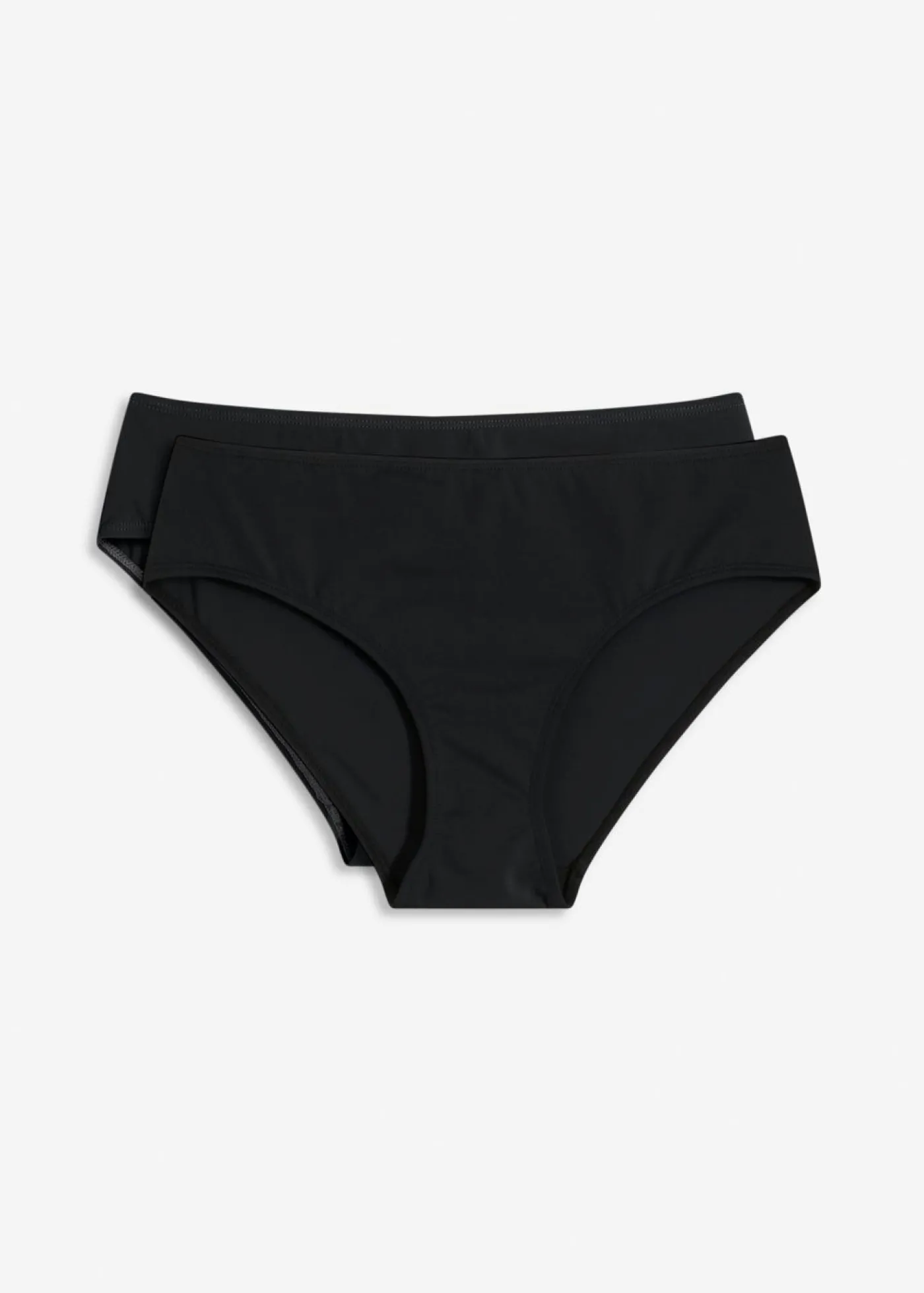 bonprix bonprix Braguita de bikini en paquete doble (2 unidades) Negro-negro