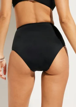 bonprix bonprix Braguita de bikini highwaist en paquete doble (2 unidades) Quisquilla/negro Sale