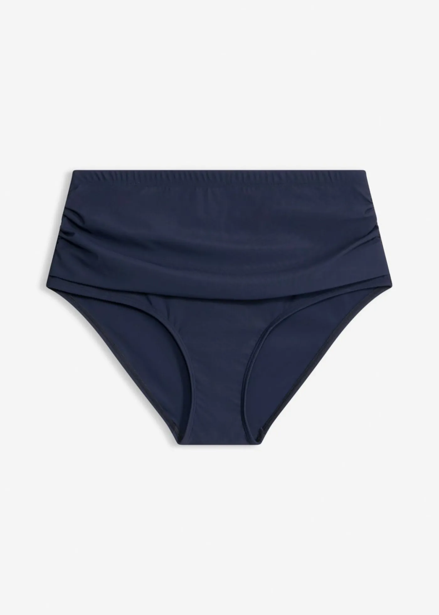 bonprix bonprix Braguita de bikini highwaist con ligero efecto moldeador y fruncido Azul marino Best