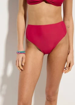 bonprix bonprix Braguita de bikini highwaist con pernera alta fucsia Outlet