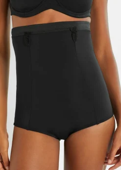 bonprix bonprix Braguita de talle alto con gran efector reductor Negro
