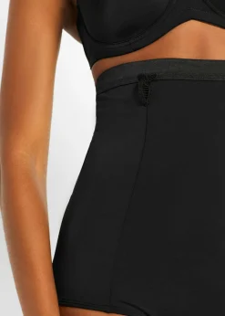 bonprix bonprix Braguita de talle alto con gran efector reductor Negro
