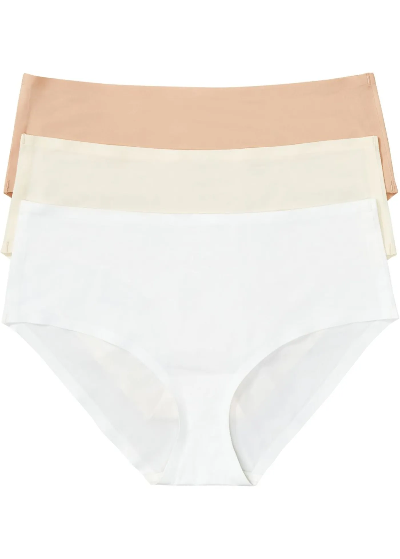 bonprix bonprix Braguita Feel Comfort sin costuras (3 unidades) beige/blanco/beige mate New