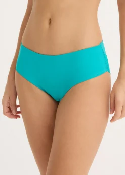 bonprix bonprix Braguita hipster con encaje (4 unidades) negro-esmeralda-granito Best