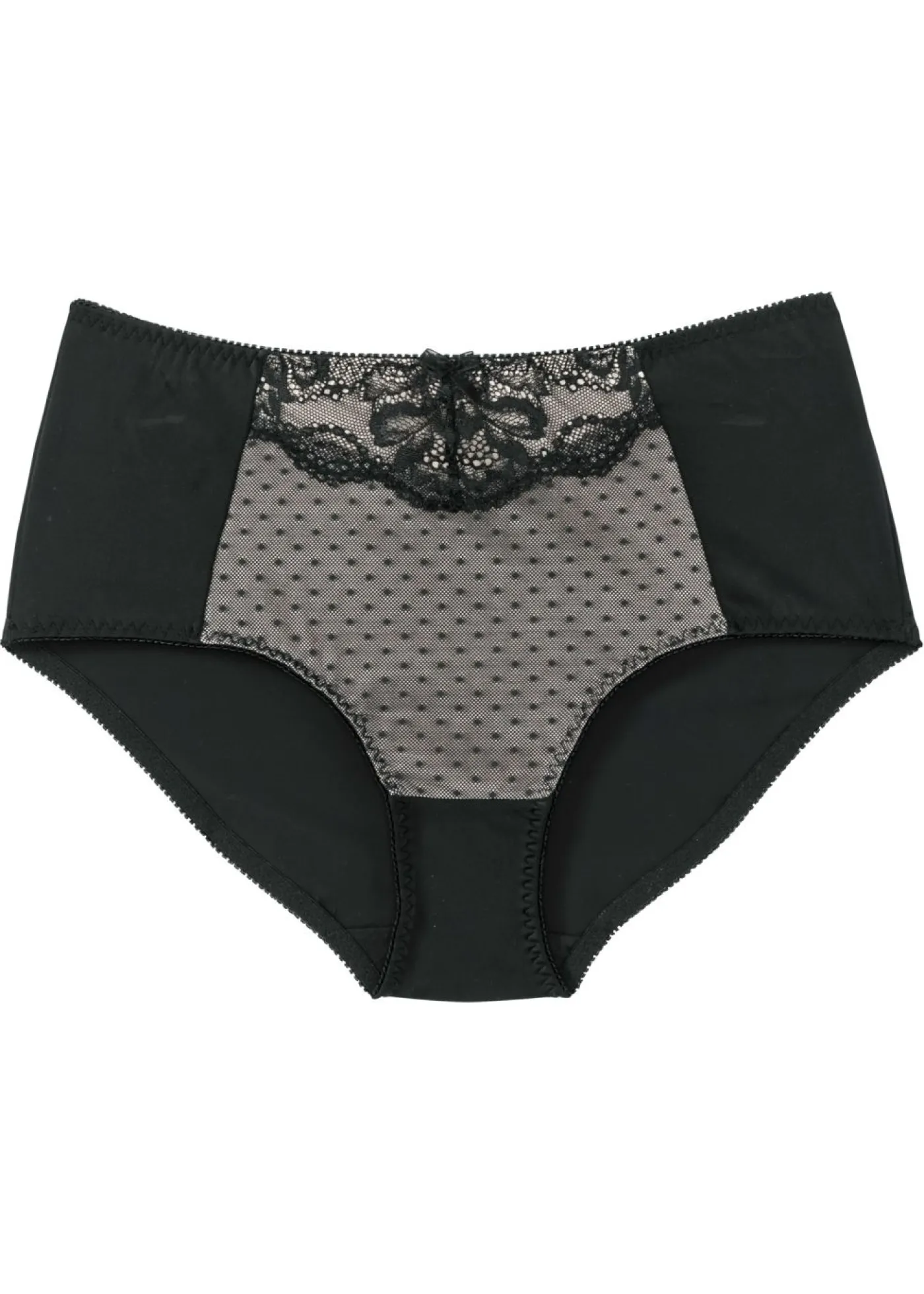 bonprix bonprix Braguita moldeadora con encaje Negro-beige arena New