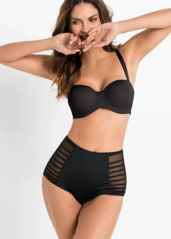 bonprix bonprix Braguita moldeadora con efecto reductor medio Negro New