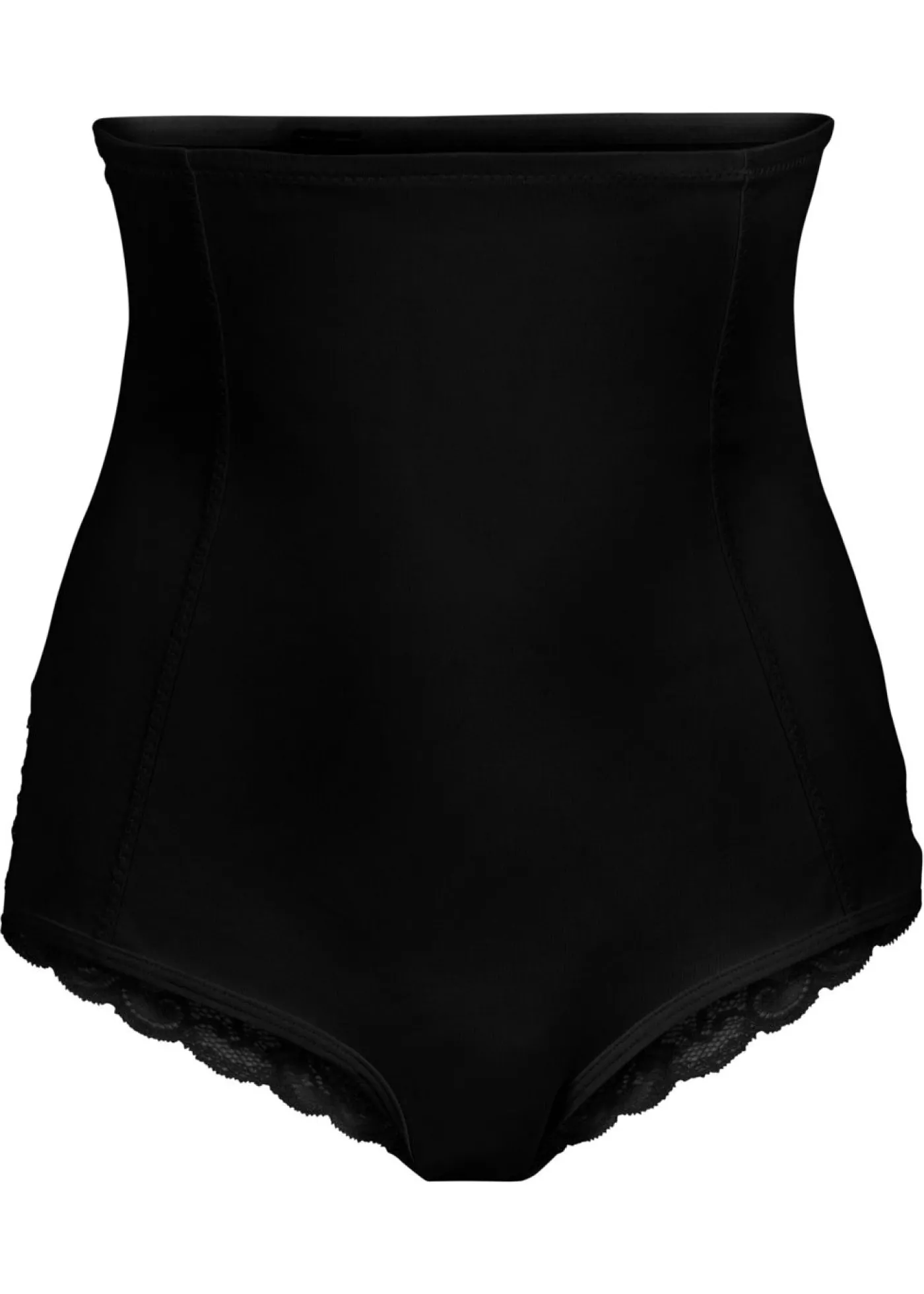 bonprix bonprix Braguita moldeadora con inserto de encaje y gran efecto moldeador Negro