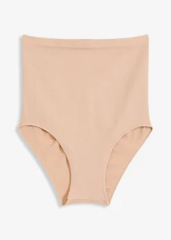 bonprix bonprix Braguita moldeadora de talle alto sin costuras con efecto moldeador medio Beige mate Hot