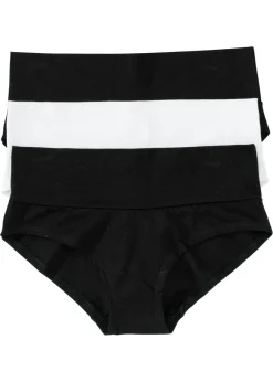 bonprix bonprix Braguita premamá con algodón orgánico (3 unidades) Negro + negro + blanco Discount