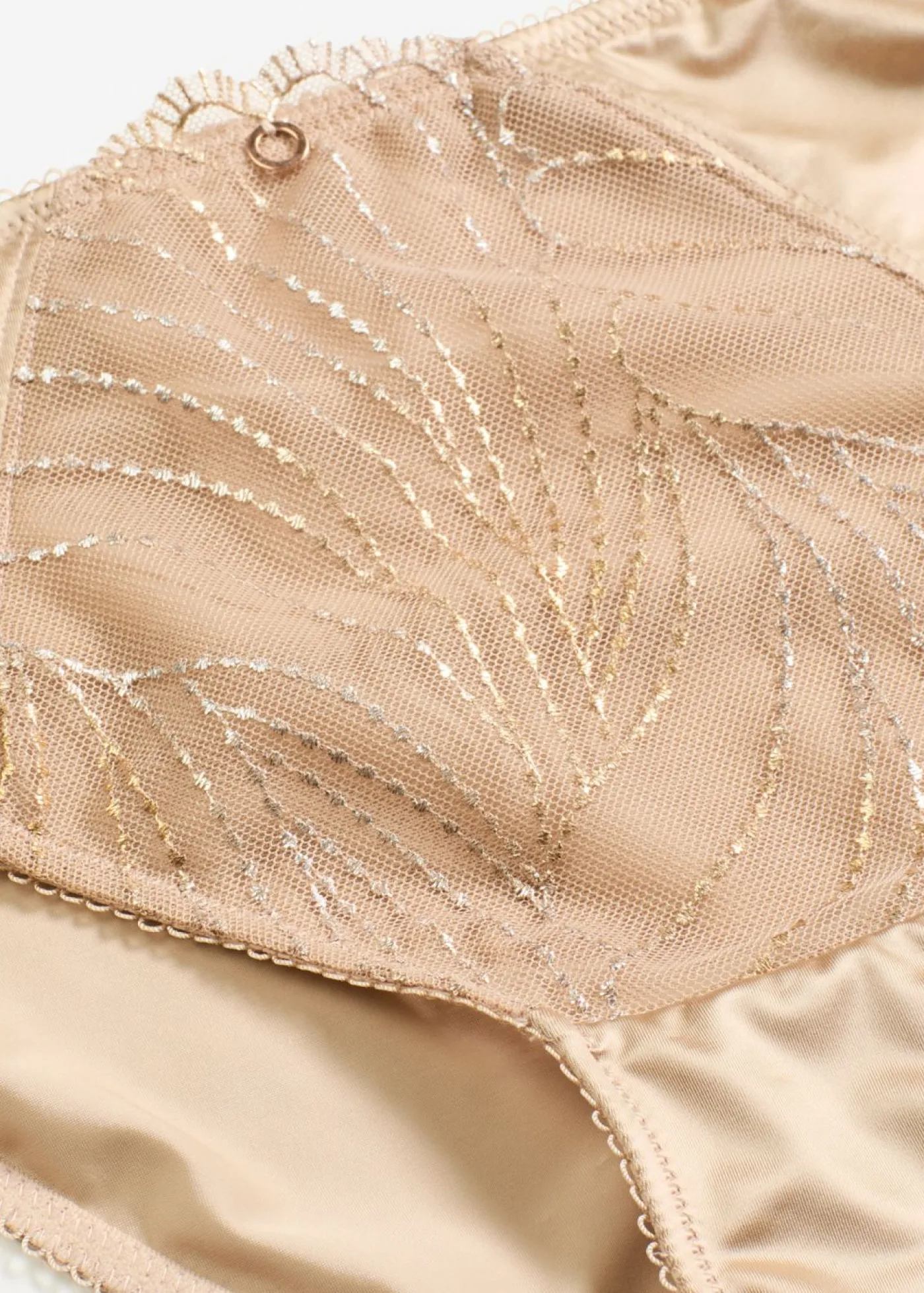 bonprix bonprix Braguitas con bordado brillante Beige pardo Sale