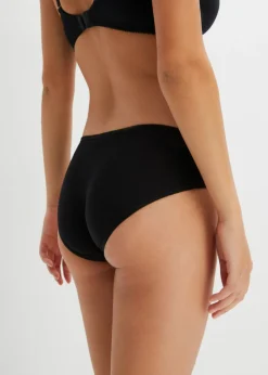 bonprix bonprix Braguitas con forma de V (5 unidades) Negro