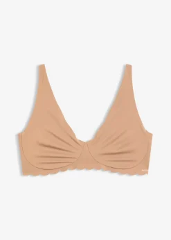 bonprix bonprix Bralette Feel Comfort con corte láser Batido de chocolate Clearance