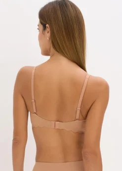 bonprix bonprix Bralette Feel Comfort con corte láser Batido de chocolate Clearance