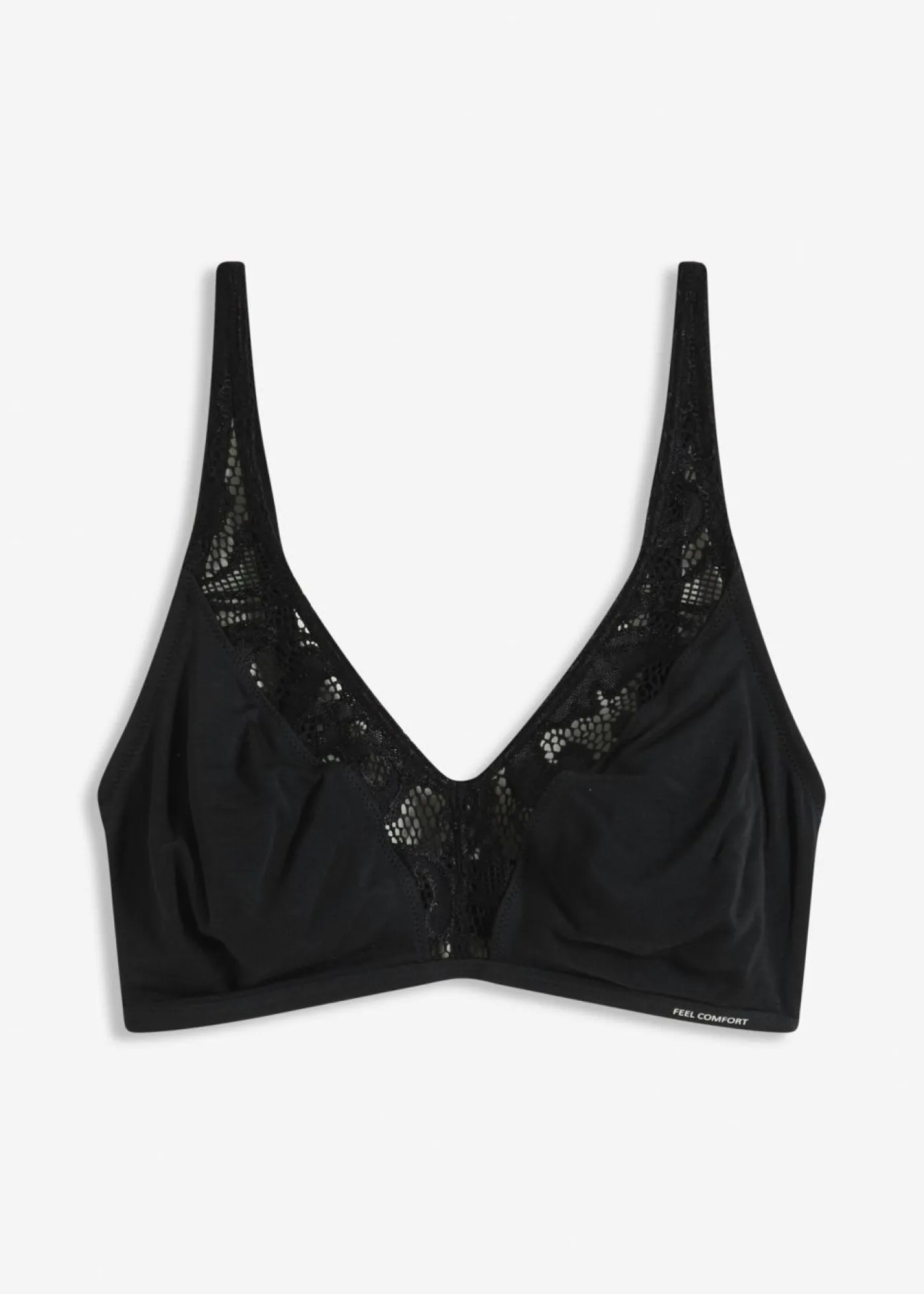 bonprix bonprix Bralette Feel Comfort de modal suave Negro Online