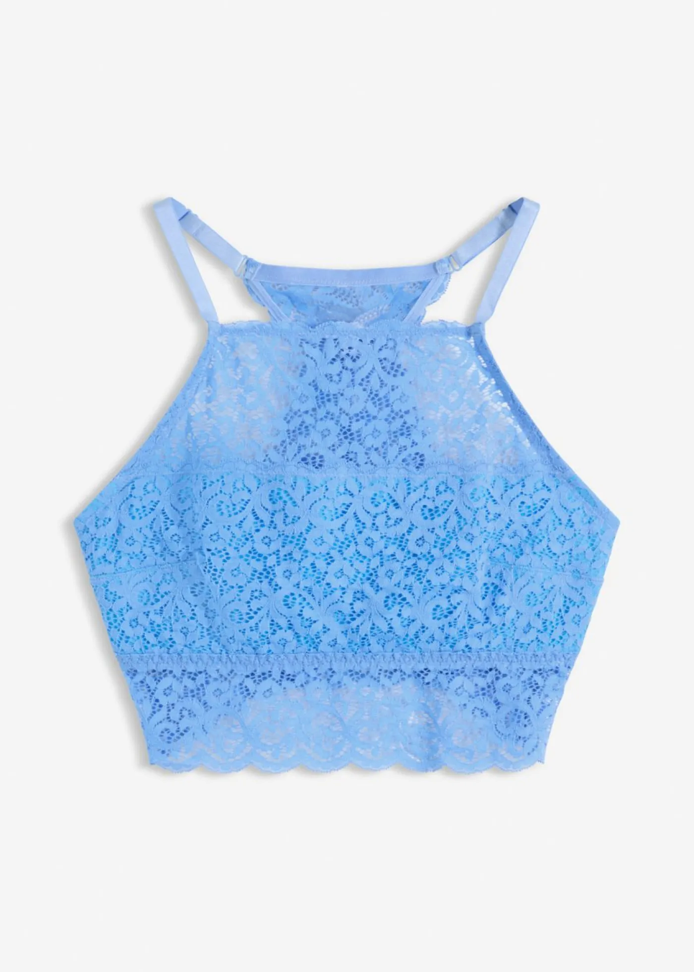 bonprix bonprix Bustier con encaje elástico azul provenzal Online
