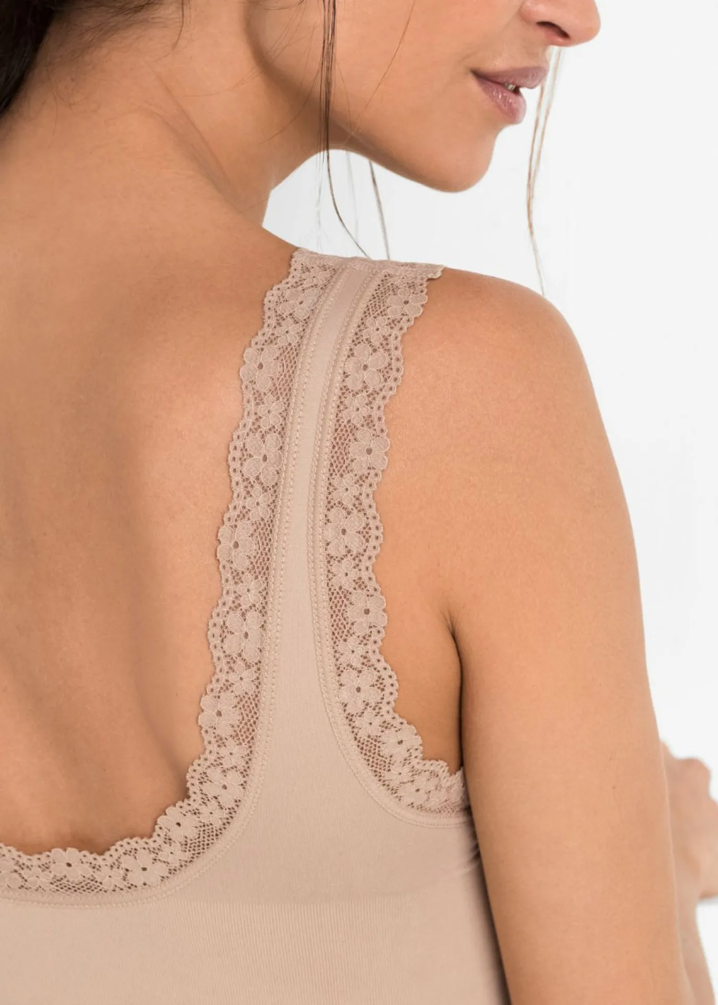 bonprix bonprix Bustier Feel Comfort sin costuras (2 unidades) Beige mate + beige mate Discount