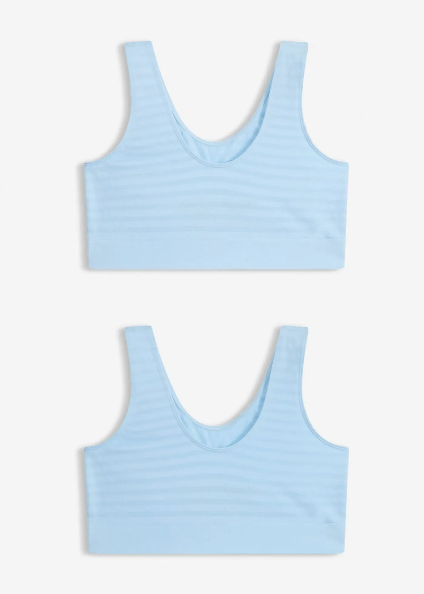 bonprix bonprix Bustier Feel Comfort sin costuras (2 unidades) 2 x azul claro Best