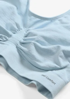 bonprix bonprix Bustier Feel Comfort sin costuras (2 unidades) 2 x azul claro Best