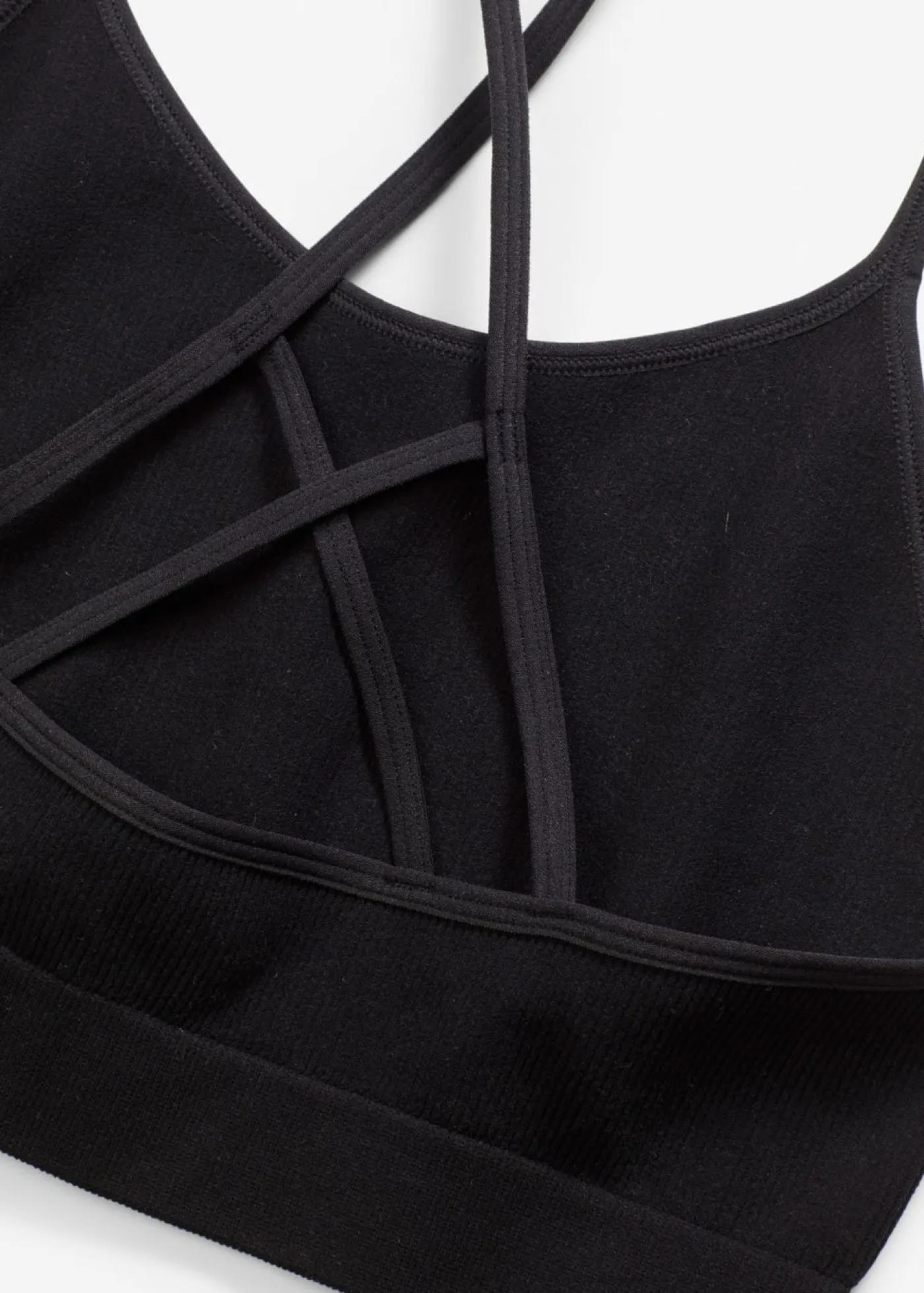 bonprix bonprix Bustier Feel Comfort sin costuras con espalda nadadora Negro Hot