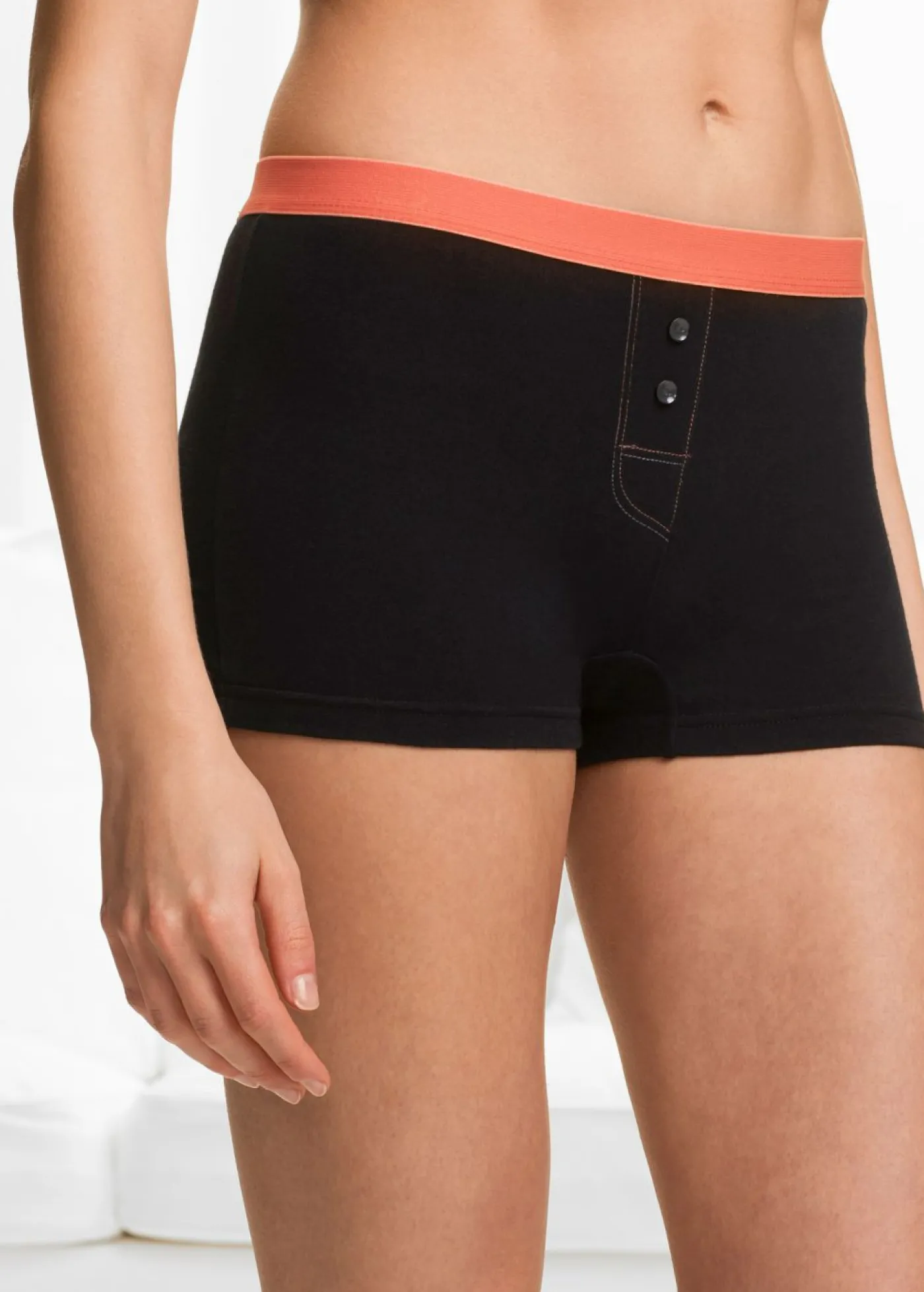 bonprix bonprix Bóxer de mujer (4 unidades) Negro/colorido Online