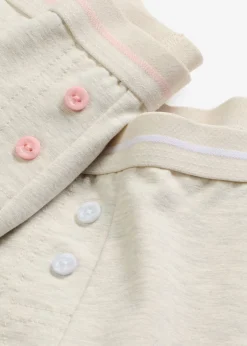 bonprix bonprix Bóxer de mujer (4 unidades) Natural jaspeado + rosa suave + blanco Online