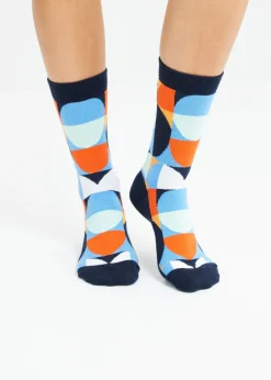 bonprix bonprix Calcetines con algodón orgánico (4 pares) Azul marino Discount