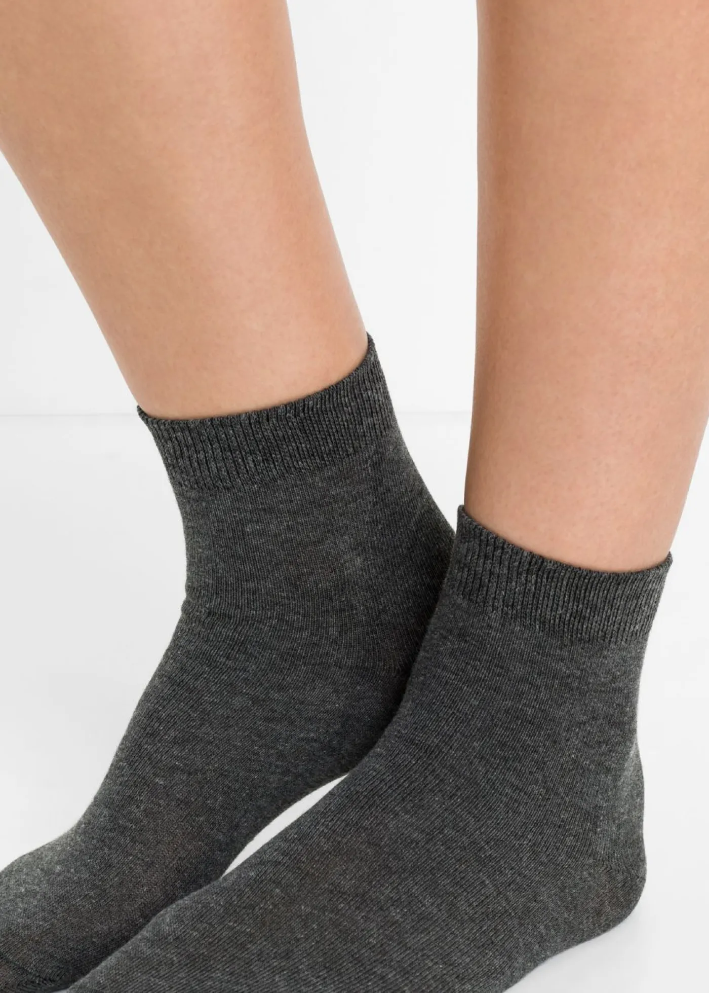 bonprix bonprix Calcetines cortos con algodón orgánico (10 pares) Tonos grises Best
