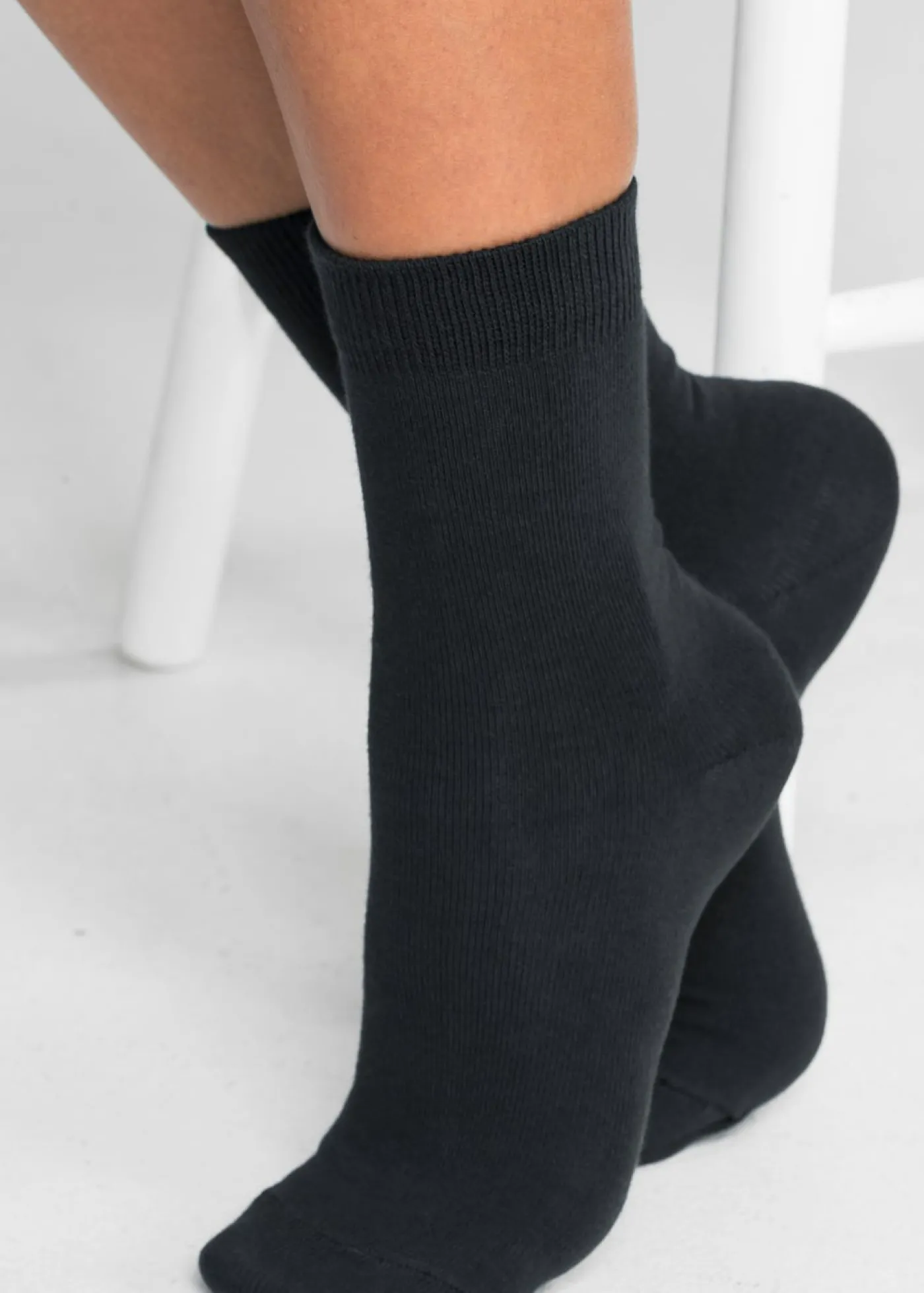 bonprix bonprix Calcetines de algodón orgánico (10 unidades) Negro Hot