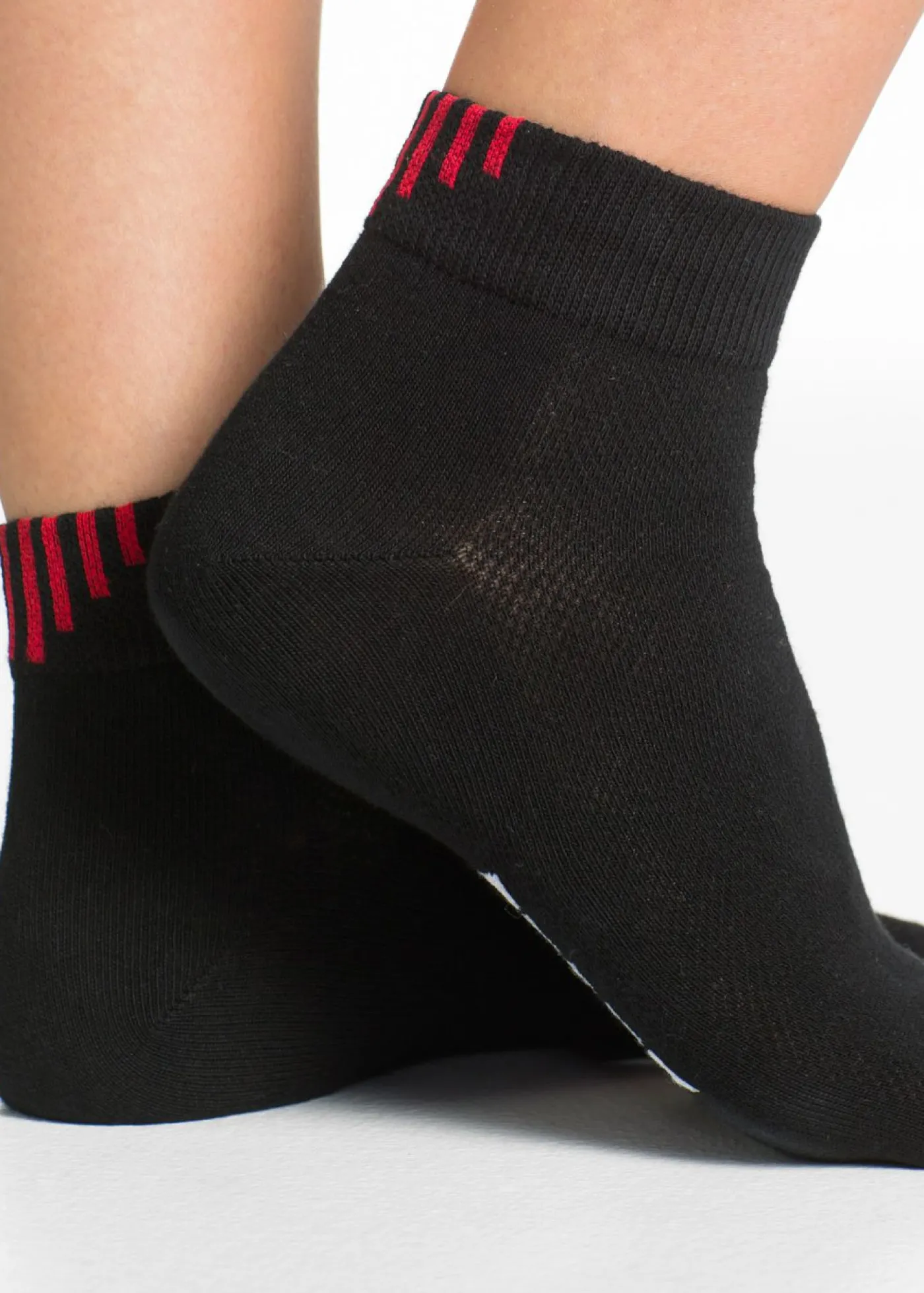bonprix bonprix Calcetines deportivos con algodón orgánico (5 pares) Negro/colorido Best