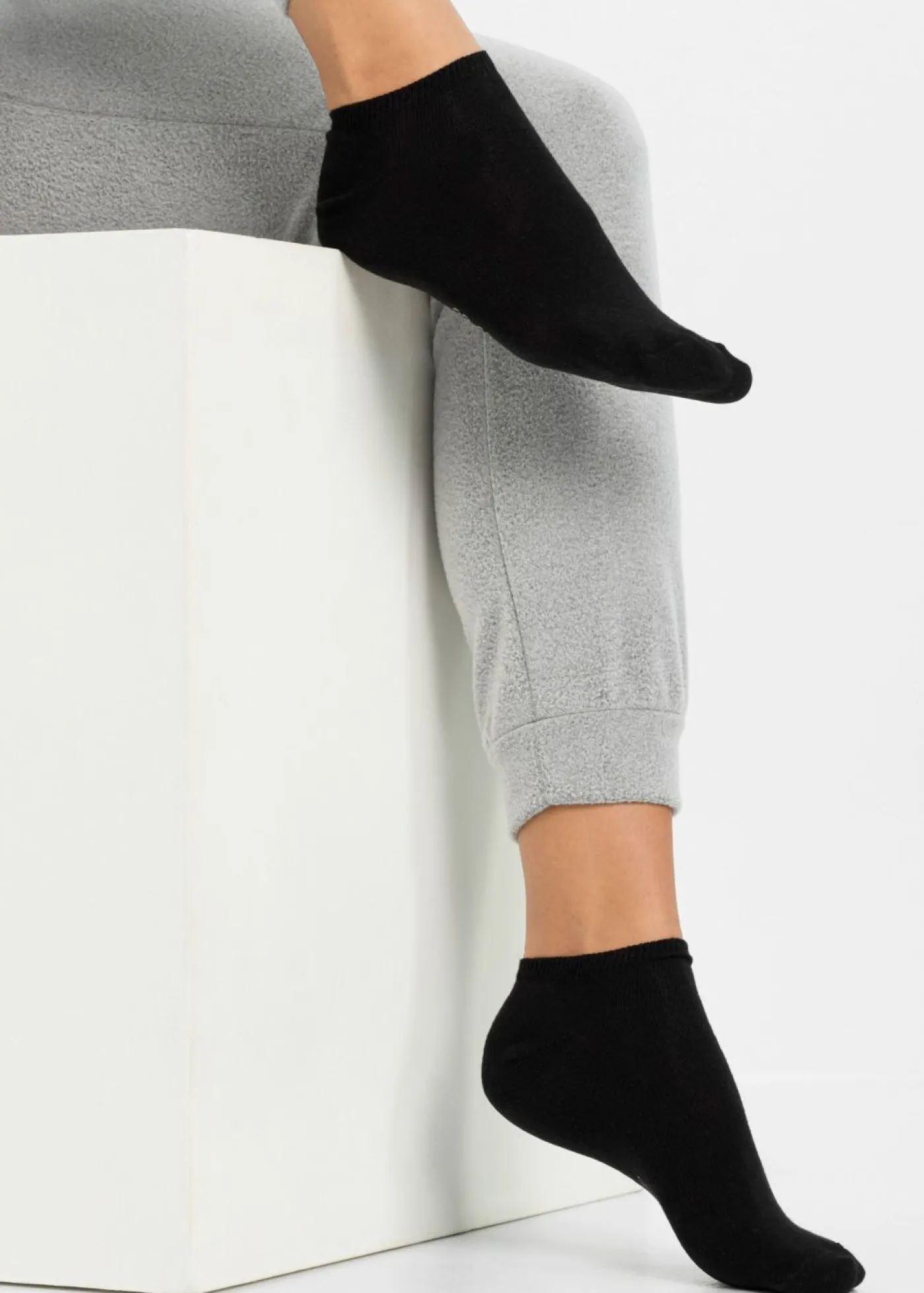 bonprix bonprix Calcetines deportivos con algodón orgánico (20 pares) Negro