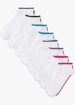 bonprix bonprix Calcetines deportivos con algodón orgánico (8 pares) blanco-colorido New