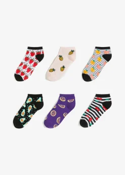 bonprix bonprix Calcetines deportivos de algodón orgánico (6 pares) Negro