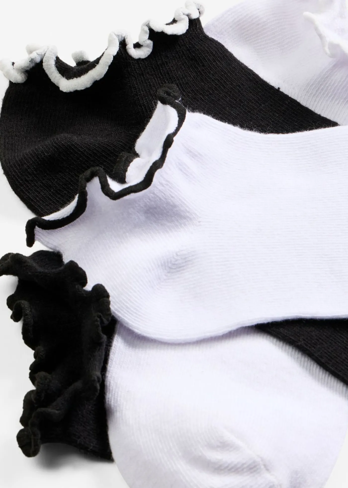 bonprix bonprix Calcetines deportivos de algodón orgánico (8 pares) Blanco-negro Hot