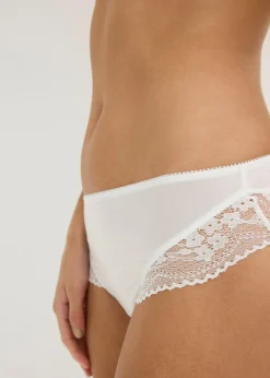 bonprix bonprix Calzoncillo de cintura baja Blanco lana Best