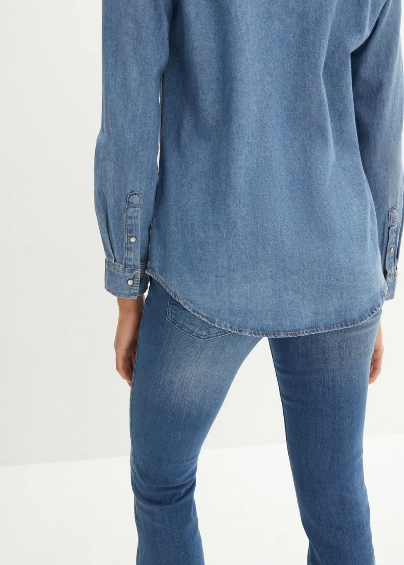 bonprix bonprix Camisa vaquera Azul claro New