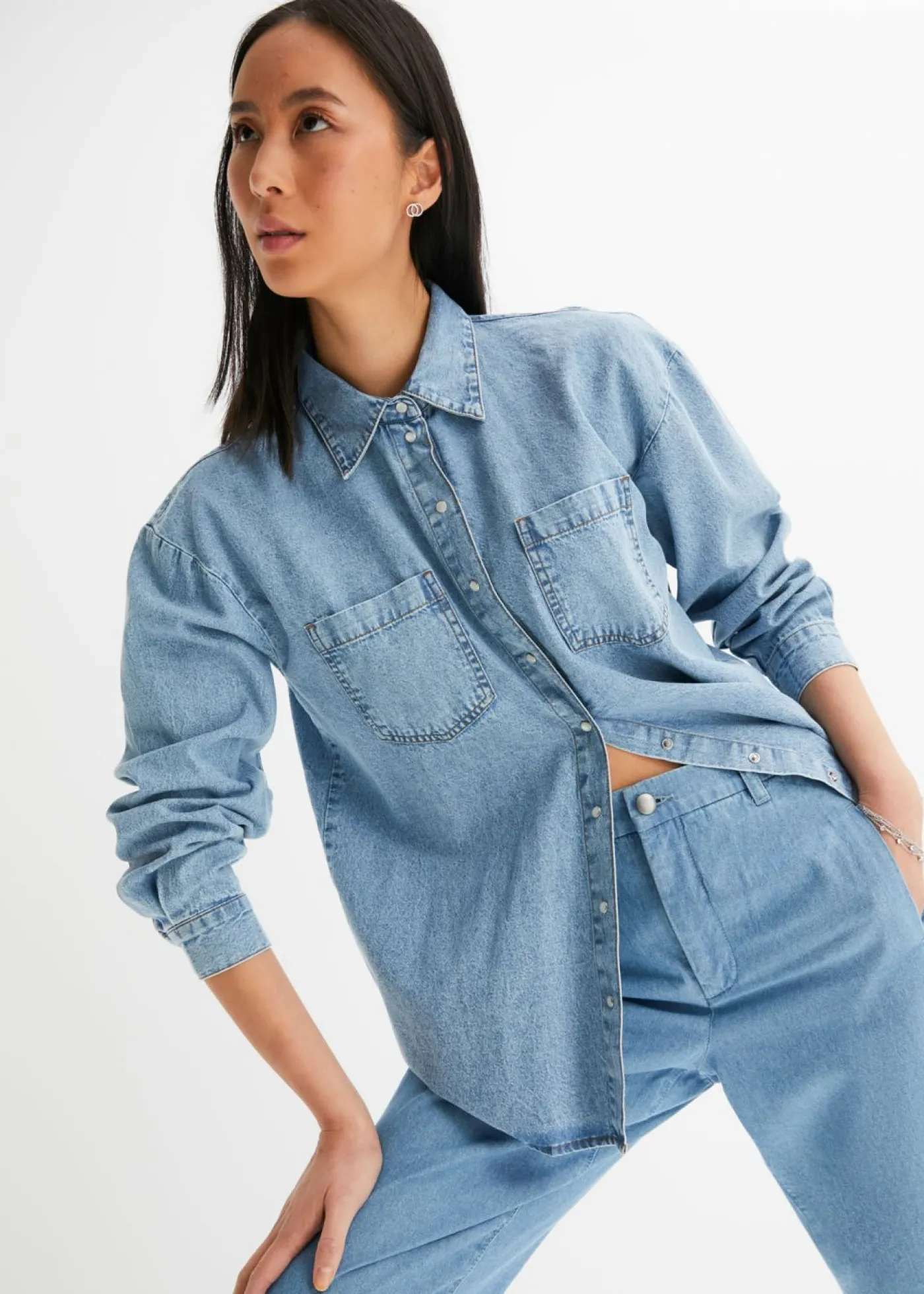 bonprix bonprix Camisa vaquera Denim Best