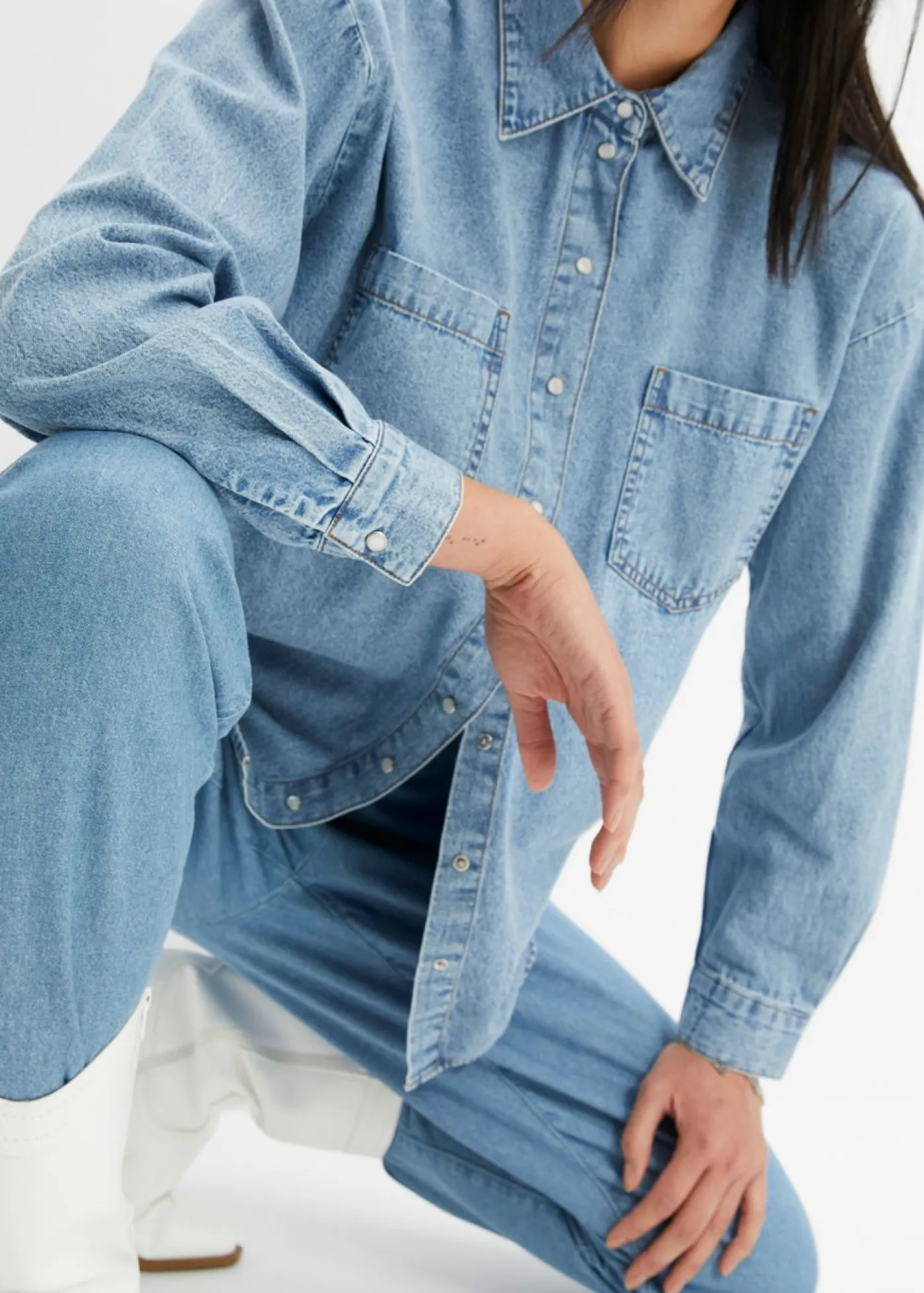 bonprix bonprix Camisa vaquera Denim Best